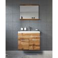 Meuble de salle de bain Montreal 02 60x35 cm - Wotan - Meuble de lavabo + miroir-0