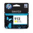 HP 912 Cartouche d'encre jaune authentique (3YL79AE) pour HP OfficeJet 8010 series/ OfficeJet Pro 8020 series-0