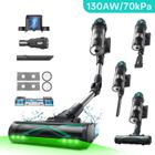 VACTIDY FRANCE Vactidy Blitz V15 Max - 130 AW, 70 kPa, 580 W - Aspirateur Balai sans Fil - 65 Min Autonomie - Écran LED - Bac à poussière 1,5 L