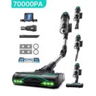 VACTIDY FRANCE Vactidy Blitz V15Max - 70KPA/580W Aspirateur Balai sans Fil - 65min Autonomie - Écran LED - Bac à poussière 1.5L