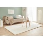 Tapis - NAZAR - Cosy 902 - Blanc - 160x230cm - Polyester - Shaggy