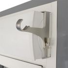 Lot de 2 supports de tringle à rideaux - STORE & MENUISERIE 2.0 - Sans perçage - Givre