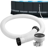 Tuyau de pompe de filtre de piscine, tuyau de rechange de piscine de 59 x 1,5 pouces, tuyaux flexibles avec adaptateur de tuya[272]