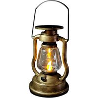 Lampes Solaires Suspendues Lanterne Solaire Lumières De Jardin Extérieur Lampe en Métal Étanche Lampe De Décoration Rétro pou[O1072]
