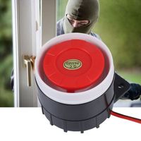 120dB Système d'alarme intérieur Sirène filaire Mini sirène de corne pour la sécurité à domicile -LON