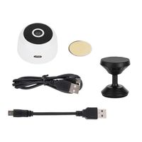 Webcam WiFi Mini caméra Wifi APP moniteur à distance A9 IR Night 1080P système de sécurité à domicile caméra sans fil(blanc )