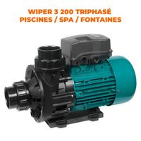 Pompe de filtration triphasé SPA/petite piscine ESPA - Modèle WIPER3 200M