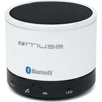 Enceinte Bluetooth MUSE M 300 BTW - Blanc - 3W - USB - Batterie intégrée