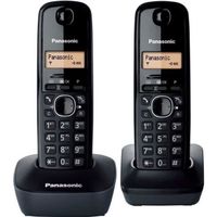 Panasonic KX-TG1612FRH Duo Téléphone Sans Fil Sans