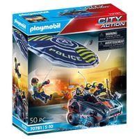 PLAYMOBIL - Fourgon de police avec effets lumineux et sonores - Playmobil  City Action - 52 pièces - Cdiscount Jeux - Jouets