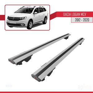 BARRES DE TOIT Compatible avec Dacia Logan MCV 2012-2020 HOOK Bar