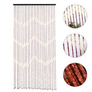 En Bois Perlé Porte Rideau Été Blind 31 Lignes Bambou Porte Ridea Fly