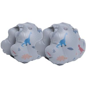 BOUÉE - BRASSARD dinosaure - Brassards gonflables vintage pour enfants, manches circulaires flottantes portables, bouée de pis