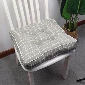 COUSSIN D'EXTÉRIEUR Coussins de chaise épais 10 cm - Gris - Carré - Intérieur/Extérieur - Maison/Jardin