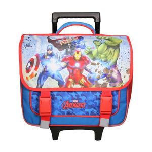 Cartable a roulette avengers Cdiscount