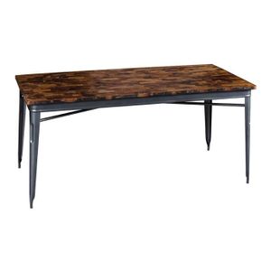 Table A Manger Bois Recycle Achat Vente Pas Cher