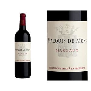 VIN ROUGE Marquis De Mons 2014 Margaux - Vin Rouge de Bordea