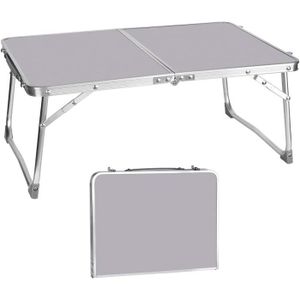 TABLE DE CAMPING Table pliante en aluminium Table de camping pliante basse, table pliante portable avec poignée pour l'extérieur