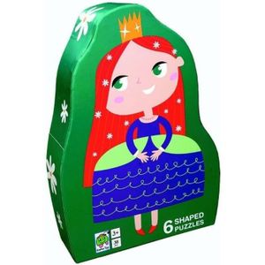 PUZZLE Puzzle - Déco Princesse - Pour Jeunes Enfants - 6 