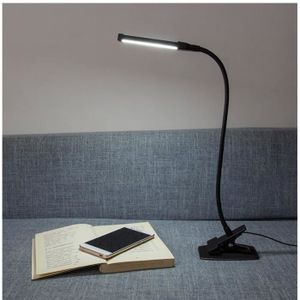 Lampe De Bureau Led La Lumiere Du Livre De Lecture A Pince