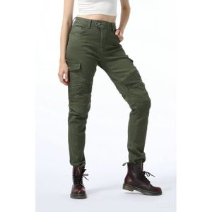 Noir Taille 42 Nerve West Coast Pantalon Femme de Moto Touring