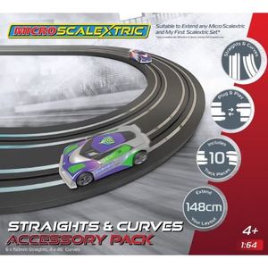 CIRCUIT Micro Scalextric - Pack Extension Cascade - Droite