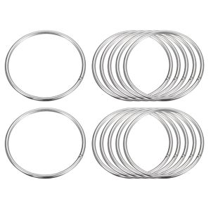 Lot De 4 Anneaux Ronds Soudés Acier Inoxydable 304 M8 X 60 Mm - Robuste Et Polyvalent