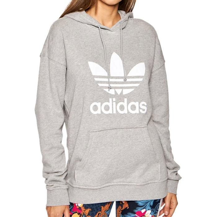 Sweat a capuche femme adidas Cdiscount