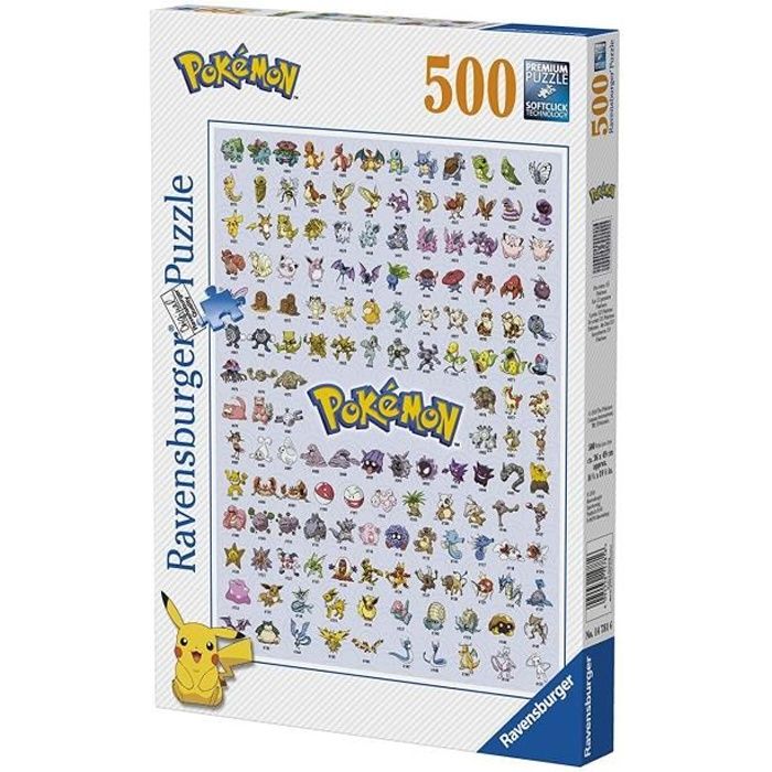 Pokémon - Pokemon Région d'Alola - Puzzle de 500 pièces