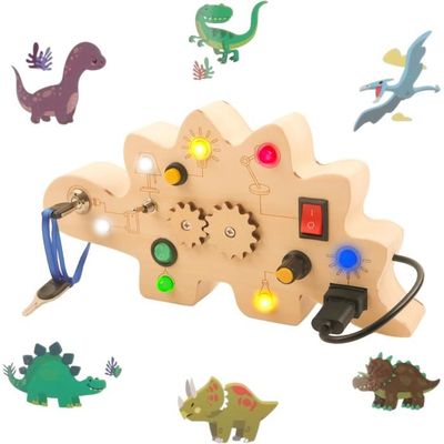 HAOYULUO – Busy Board 4 Couches – Tableau Montessori En Feutre Doux – Motricité Fine – Cadeau Dès 3 Ans