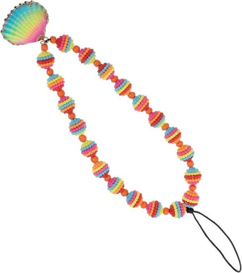Cordon Téléphone Bandoulière Perles Colorées - Longueur 120cm, Nylon Solide, Anti-perte Pour Sac, Portable, Appareils - 2