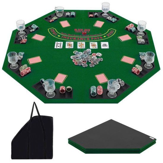 Tapis de table de poker pliable octogonal pour 8 joueurs | | Magasin en ligne pour vos achats à bas prix