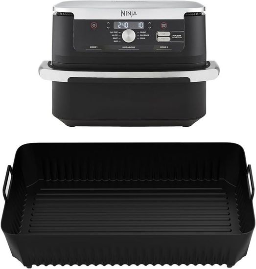 Kit Accessoires Air Fryer Ninja Foodi Flex 10.4L AF500EU - 18 Pièces Inclus Moules Silicone, Grilles, Papier Cuisson