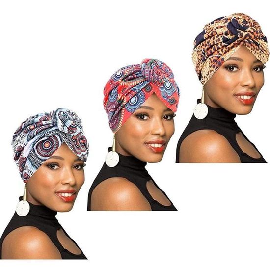 Fashband Lot De 4 Bandeaux Bohèmes Noués Pour Cheveux Croisés