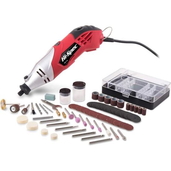 Outil Rotatif Multifonction 170W 8000-35000 RPM, 6 Vitesses Variables, Meuleuse éLectrique Pour Couper, Meuler, Polir, Percer Et Graver Avec éTui De Transport