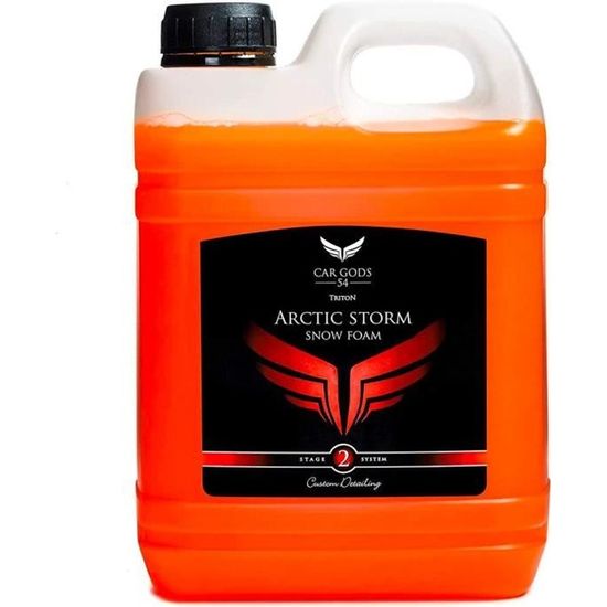 Car Gods Triton - Shampooing Ultra-Moussant pour Carrosserie Parfum Orange Sanguine 2.5L