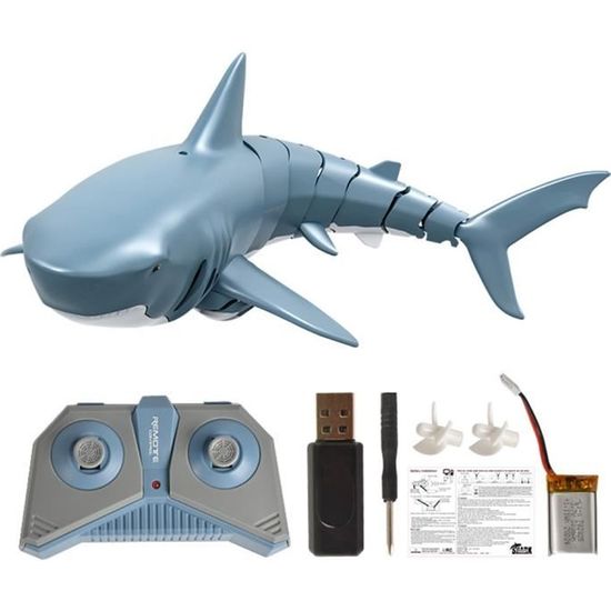 Poisson Télécommandé Pour Bain Et Piscine – Mini Bateau RC Plongée, Queue Articulée, Détection Eau, 3 Couleurs