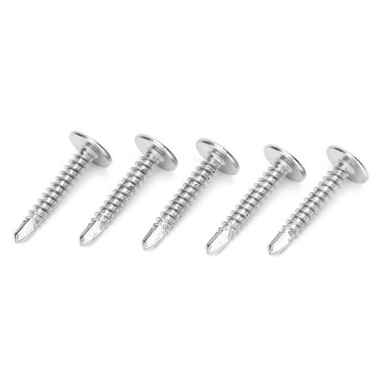 Lot De 50 Vis Autotaraudeuses M4 X 10 Mm À Tête Cylindrique Cruciforme