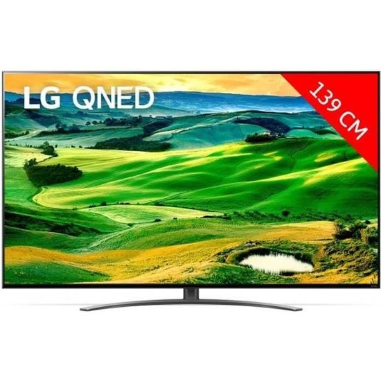 TV LG QNED 4K 139 cm 55QNED816QA - Smart TV - 4 x HDMI - Processeur A7 Gen5 Al Processor 4K - HDR10 - HLG