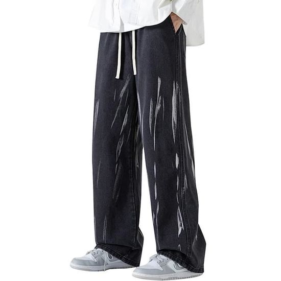 Pantalon Cargo Jeans Homme - Coton Stretch - Coupe Ajustée - Confort Quotidien