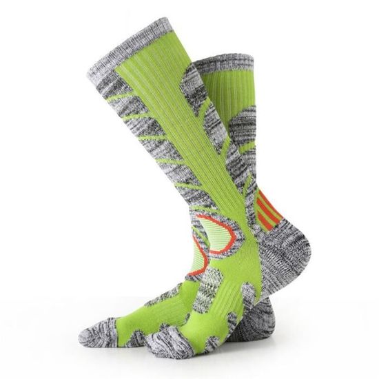 Chaussette de ski,Chaussettes d'hiver en coton épais pour femmes — free download