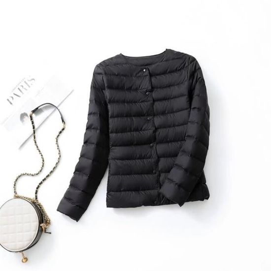 Veste Doudoune Matelassée Style Baseball Pour Femme - Léger Et Court | Manteau Rembourré Polyvalent