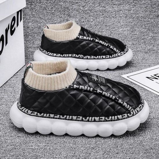 Chaussons Bébé Fille En Coton – Semelle Souple Antidérapante – Blanc Cassé, Bout Renforcé – Pour Hiver Et Intérieur