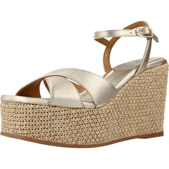 Sandale nu-pieds UNISA 138741 Jaune Femme Cuir