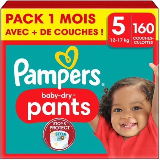 PAMPERS Harmonie Pants Taille 5 - 56 Couches-culottes - Cdiscount  Puériculture & Eveil bébé
