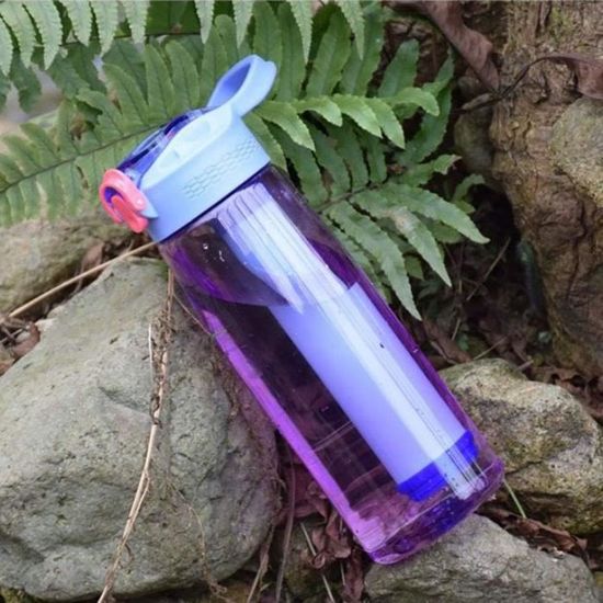 OKO H2O Bouteille De Filtration 650 Ml - Eau Pure Pour Voyage, Randonnée Et Quotidien