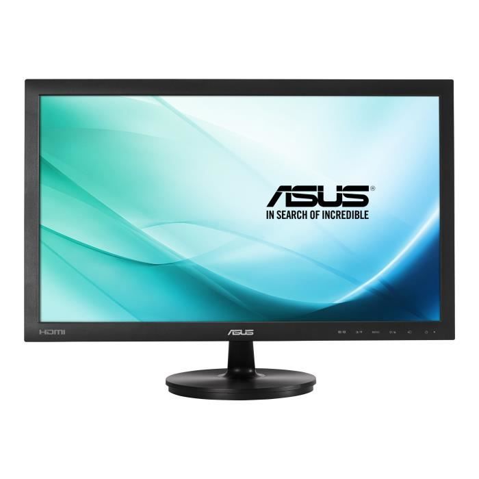 ASUS VS247HR - Écran LED - 23.6- - 1920 x 1080 Full HD (1080p) - 250 cd-m² - 2 ms - HDMI, DVI-D, VGA - noir