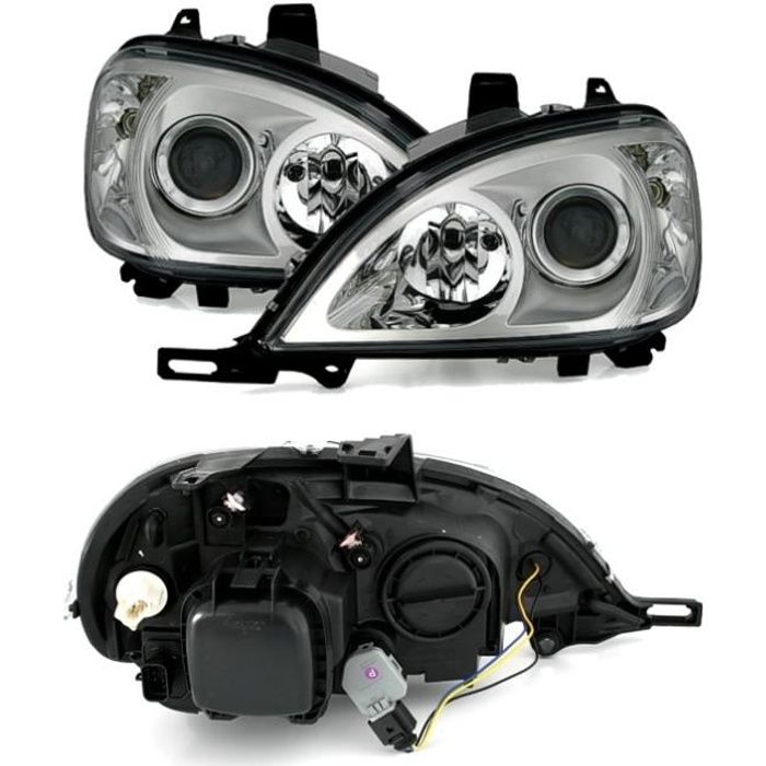 2 FEUX PHARE AVANT MERCEDES ML W163 DE 02/1998 A 09/2001