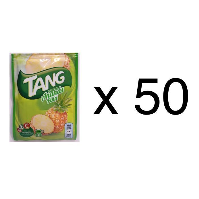 50 sachets de tang gout ananas, soit 50 litres de jus de fruit