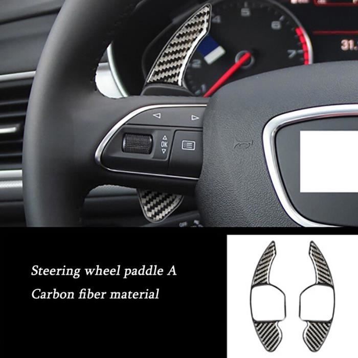 Palette de changement de vitesse pour Audi A6l Q5 Q3 A5 A7 A4L Q7 A3 TT TTS, décoration de volant de voiture, accessoi A -QUKJ1953